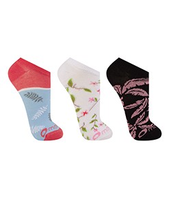 Kit 3 Pares de Meias Cano Curto Mormaii (T06197/6197) Azul/Branco/Preto