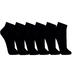Kit 6 Pares de Meias Trifil (T08720/8720) Pretas