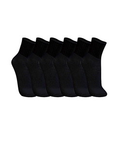 Kit 6 Pares de Meias Cano Mdio Trifil (T08720/8720) Pretas