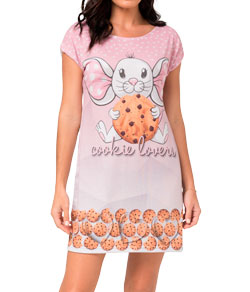 Camisola Curta Cookie Toque ntimo (05.01.094) Poliplex